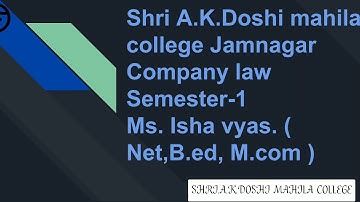 Fy bcom cl lecture 35 by pro Ms Isha vyas