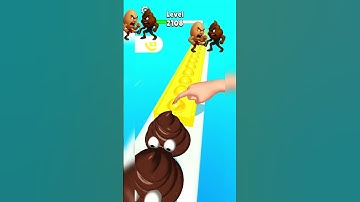 Hand Touching Poop Eggs 💩 | Pop Run 3D New Funny Level | Satisfying Pop It Challenge Gameplay 2025