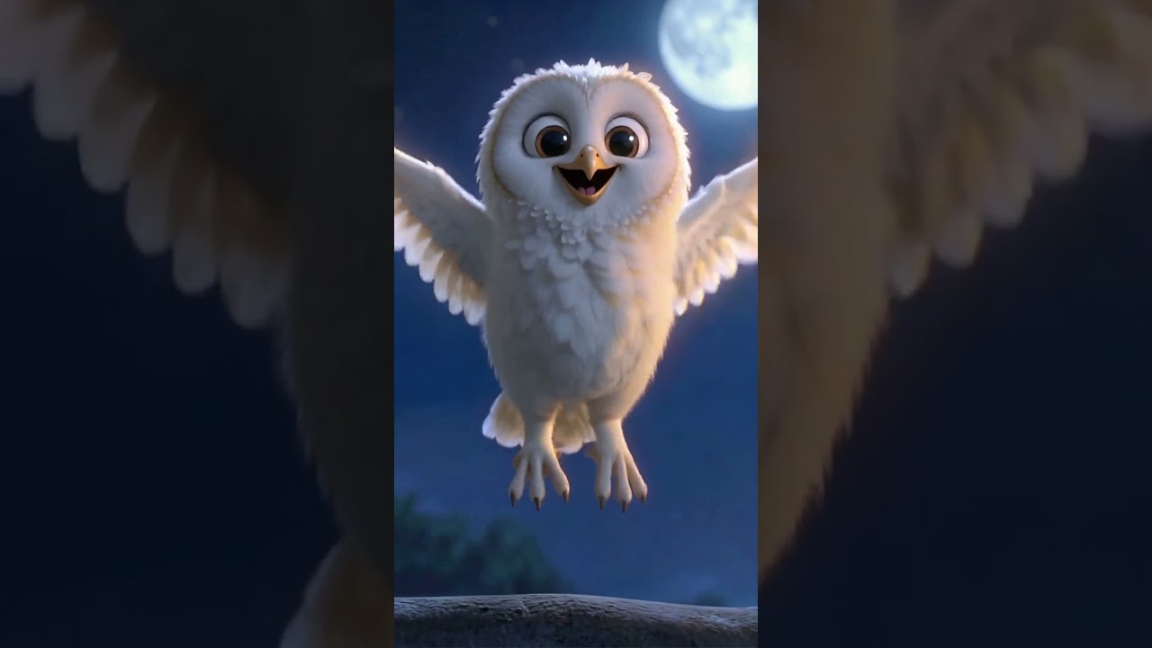 🦉🌙 Ollie’s Moonlight Dance ★ Cute Owl Song 🎵✨ 