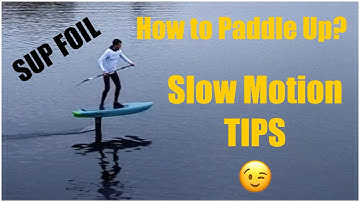 Supfoil Flat Water | How to Paddle Up | Slow Motion Tips #supfoil #pumpfoil #hydrofoil #foil