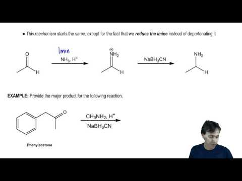 Video: I reduktiv aminering ammoniak reagerar med?