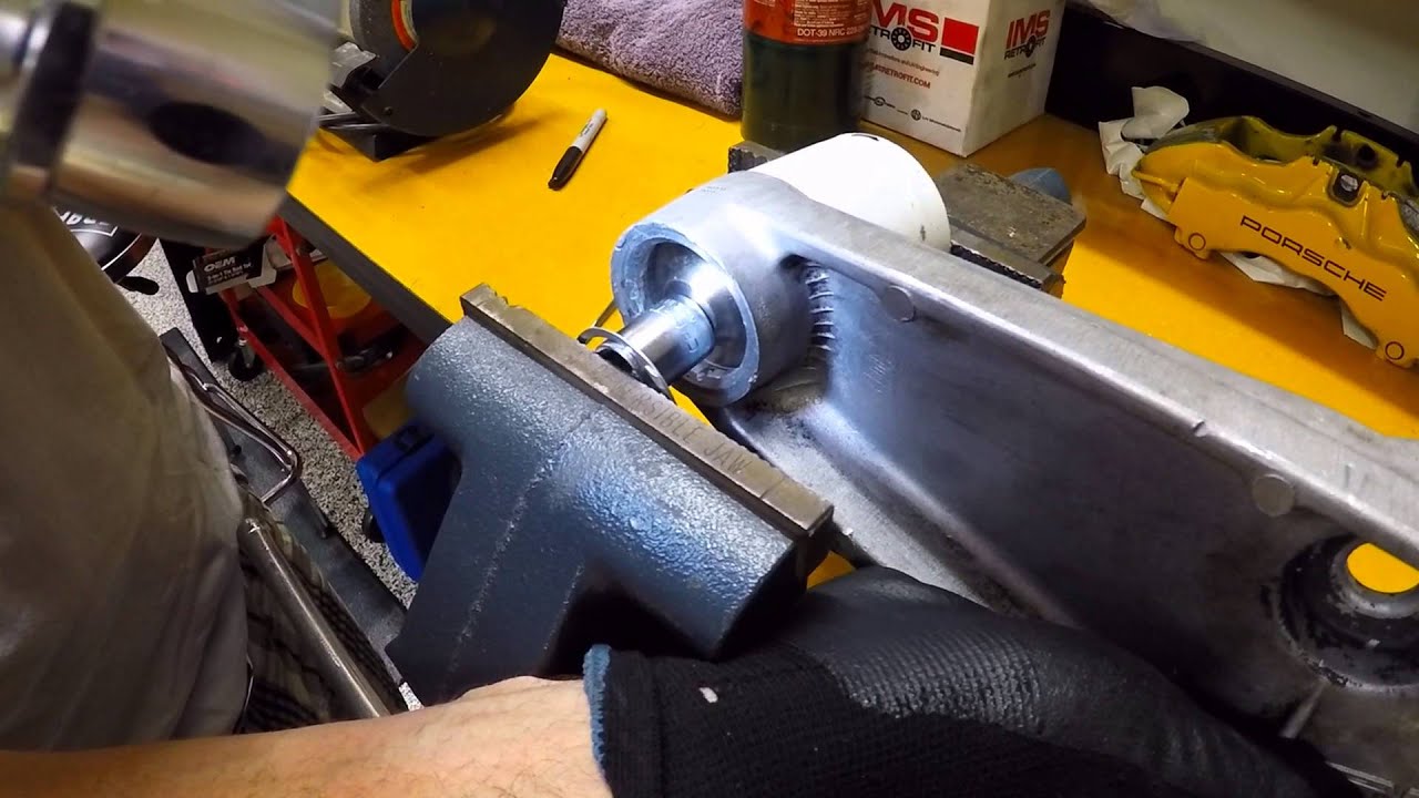 How to Rebuild Control Arm Ball Joints on Porsche 944 Turbo YouTube