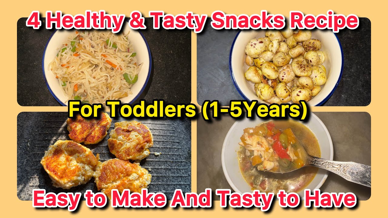 Healthy Snack Ideas For Toddlers||1-5 years Old Babies Snack/Dinner Recipe||Easy to Make Recipe