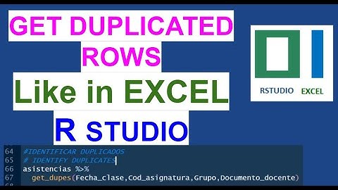 Identify duplicates in a table - R Studio - janitor getdupes