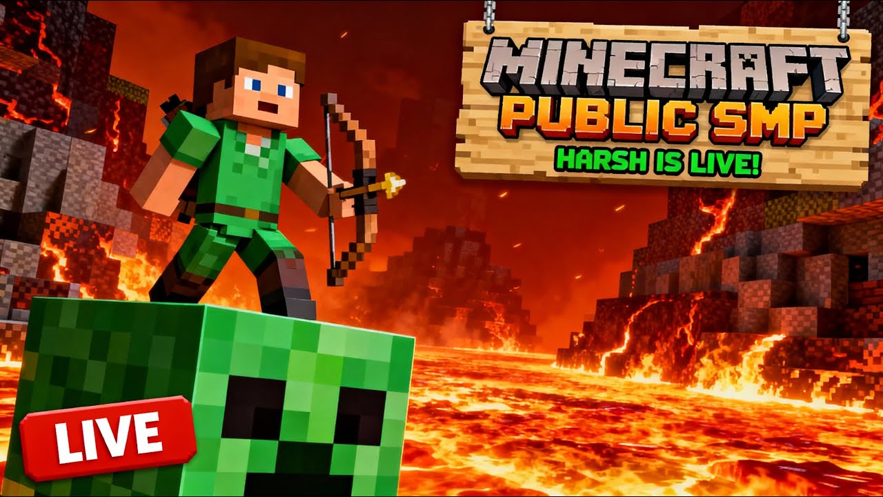 Minecraft SMP LIVE 24/7 | Public Java + Bedrock Server 