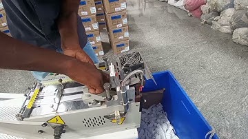 Small size automatic elastic cutting machine