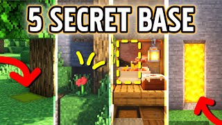 Minecraft | 5 SECRET Base Entrance for Your Survival World
