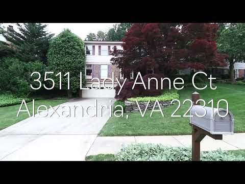 3511 Lady Anne Ct, Alexandria, VA home video tour
