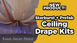 Installing Starburst/Prefabricated Combo Ceiling Draping Kit | Event Decor Direct screenshot 4