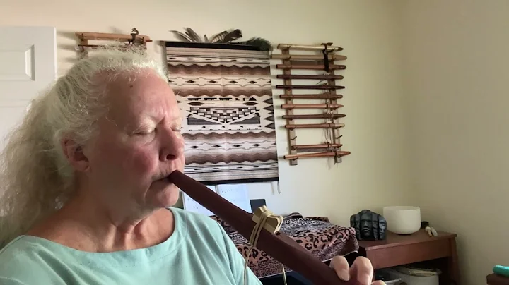 Purple Heart Native American Style Flute