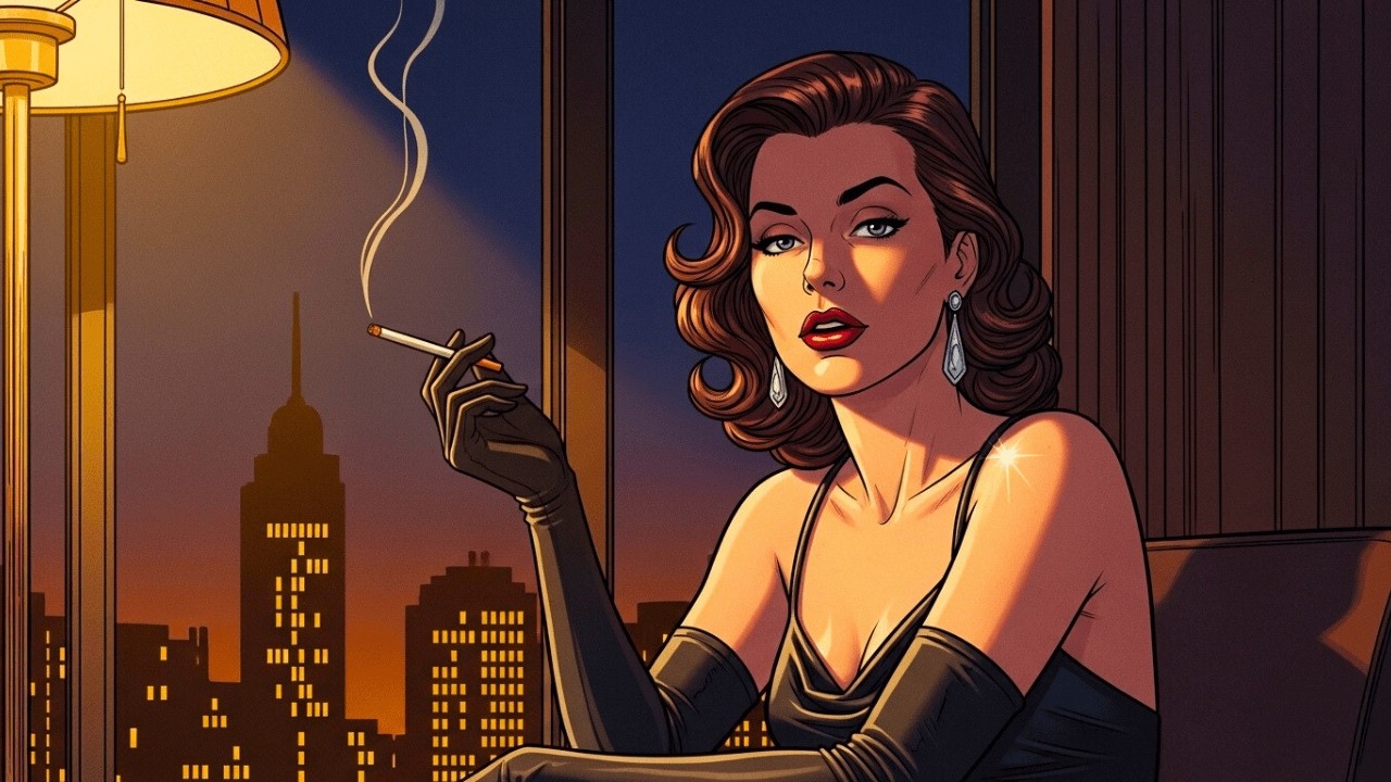 🌙 Fireside Jazz Classics | 1940s Warm Winter Night Vibes