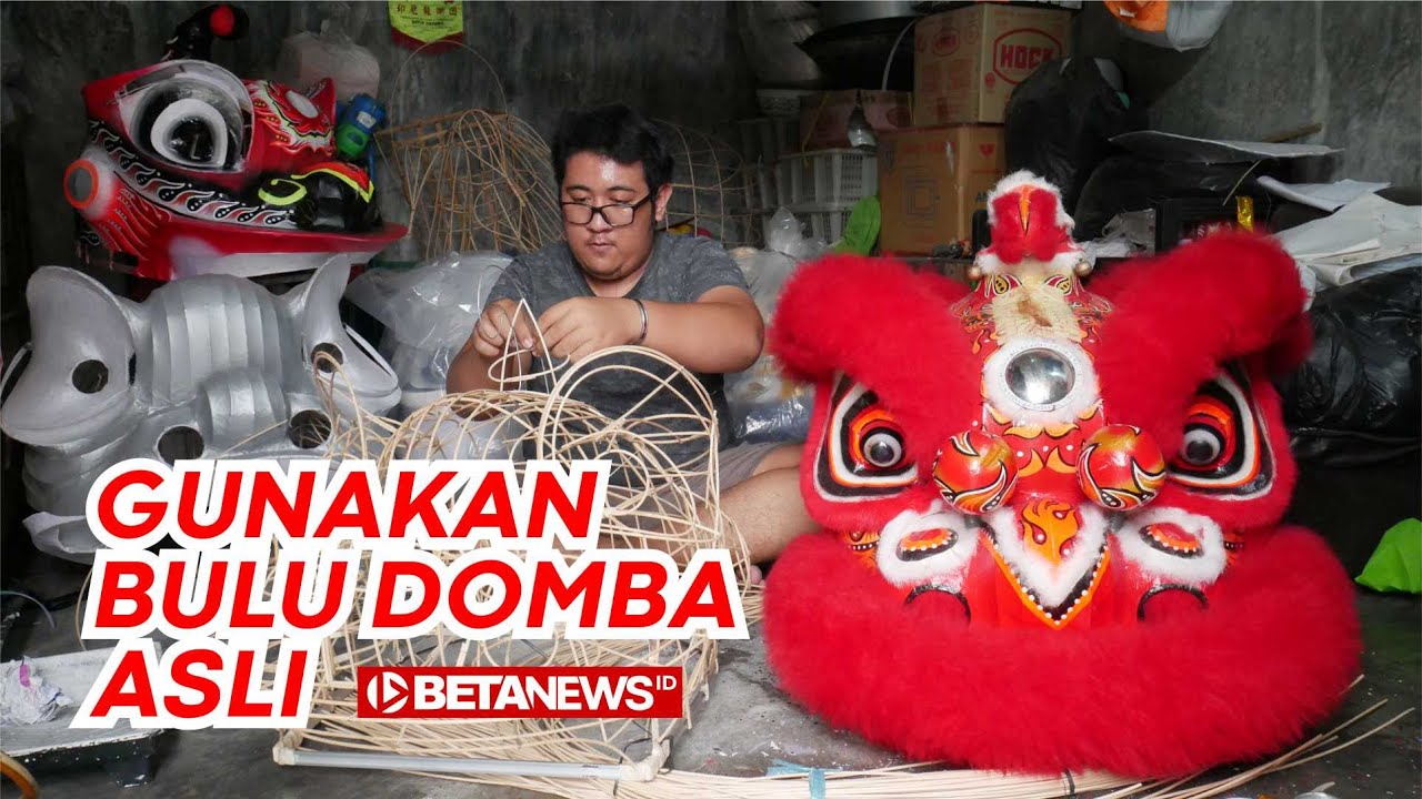 Proses Pembuatan Barongsai, Gunakan Bulu Domba Impor