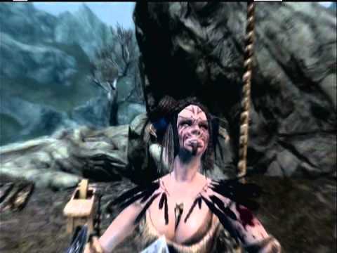 Skyrim: T-posing/headless Lydia 