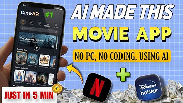 Build a Movie App WITHOUT Coding — AI + Mobile & No PC Required (Complete Tutorial)