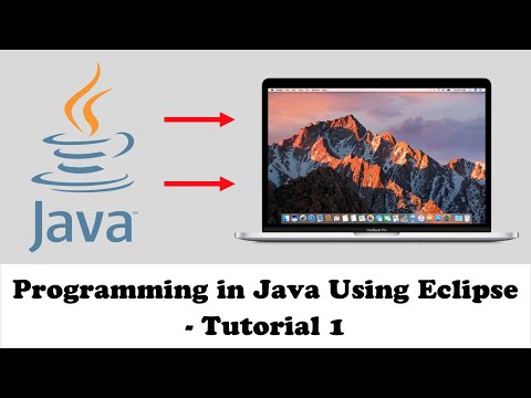 PROGRAMMING IN JAVA using Eclipse - Tutorial 1 | Hello World