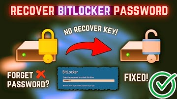 Unlock Bitlocker Encrypted Drive Without Password 🔓 Bypass BitLocker Encryption on PC Without Key