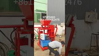 fully automatic clay interlocking brick making machine soil brick machine Lego brick maker