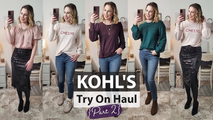 Kohl's Try On Haul Part 1  Lauren Conrad, Vera Wang, Apt. 9