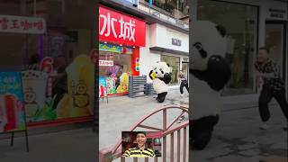 cute panda and man 😂 🥰#shorts #viral #funny #comedy #trending #youtubeshorts #reels #shortvideo
