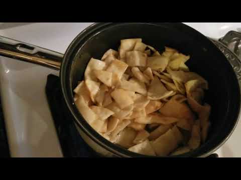 Dessert(easy peasy to make) cinnamon sugar fried tortillas