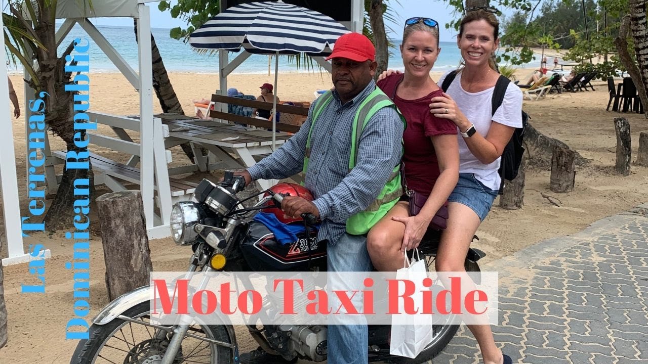 Moto Taxi Ride Las Terrenas, Dominican Republic - YouTube