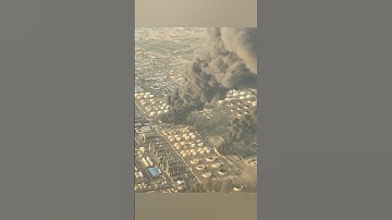 Massive Refinery Fire Sends Smoke Towering into the Sky! 😱🔥