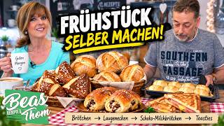 Brötchen, Laugenecken & Toasties: 4 Frühstücks-Klassiker selber machen