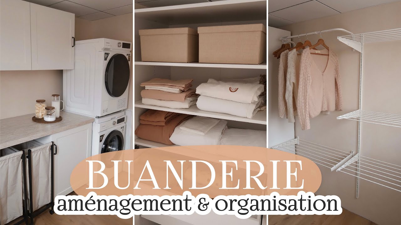 J'aménage la buanderie - DIY, rangement & organisation 