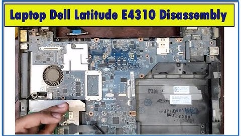 Laptop Dell Latitude E4310 Disassembly