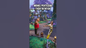 Monks praticeing their rotation #wow #worldofwarcraft #warcraft