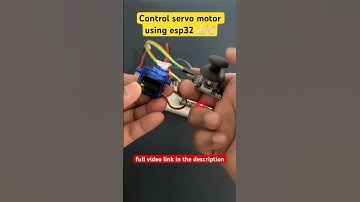 How to control Servo using esp32 #servo #esp32 #hashincludeelectronics #joystick #arduino #shorts
