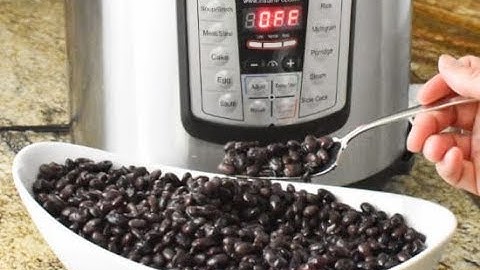 Instant Pot Black Beans - No soaking required!