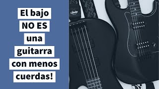 Cuál es la diferencia REAL entre el bajo y la guitarra? - YouTube