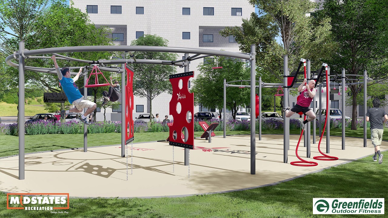 Greenfields Outdoor Fitness - X-treme Ninja Course - YouTube