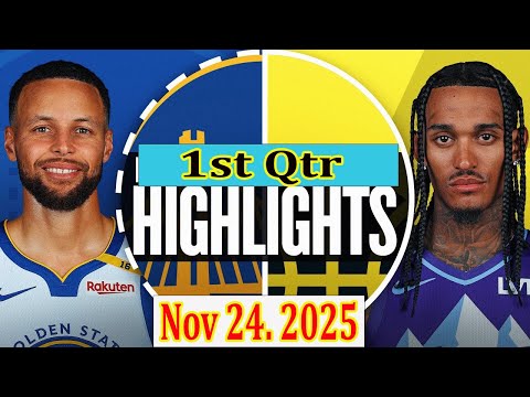 Golden State Warriors Vs Utah Jazz 1st Qtr Oct 24 2024 Highlights NBA Season