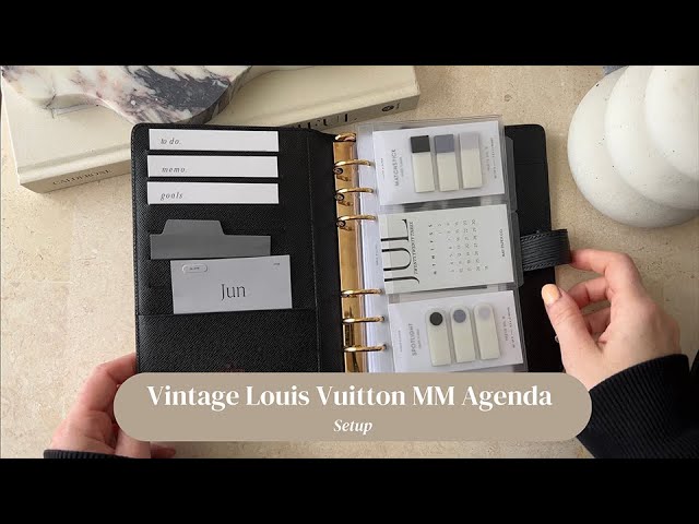 Louis Vuitton Vintage Monogram Canvas Pocket Agenda Checkbook Cover (S –  LuxeDH
