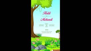Traditional Wedding Invitation Story Card ( After Effects Template ) ★ Top AE Templates