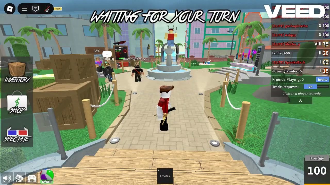 So I met @SnakeKing in the Murder Mystery 2 Summer Update (LB NO #1)