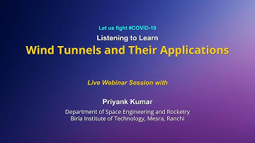 Live Interaction on PMeVIDYA :  Listening to Learn: Wind Tunnels and Their Applications