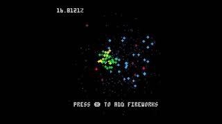 PARTICLE EXPERIMENTS EXPERIMENT 1 FIREWORKS BASIC EXPLOSIONS PICO 8 Fantasy Virtual Console Lexaloff