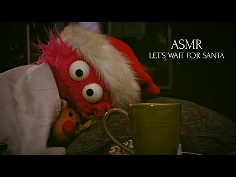 ASMR Let’s Wait For Santa Together! 🎄 | Tapping | Whispering | Crackling Fire Sounds 🎅