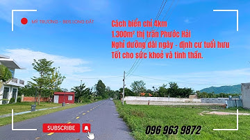 Bán đất nhà vườn 1300m2 cách biển Phước Hải 4km – Quá lý tưởng làm homestay nghỉ dưỡng