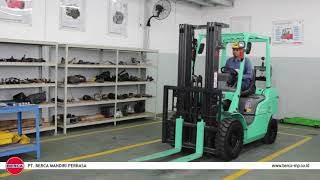 Preventive Maintenance Mitsubishi Forklift - PT.Berca Mandiri Perkasa