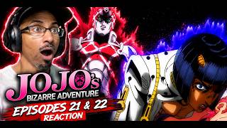 JoJos Bizarre Adventure Golden Wind Episodes 21 & 22 Bucciarati vs The Boss | REACTION & ANALYSIS