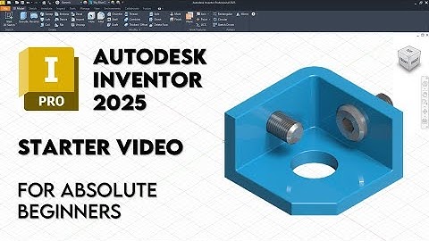 Autodesk Inventor 2025 | Basisprincipes voor beginners | 30 minuten durende handleiding voor 3D-o...