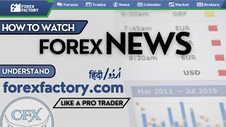 How to watch Forex News like a PRO? World's best website, forexfactory.com EXPLAINED [Urdu-Hindi]