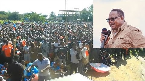 HOTUBA NZITO YA TUNDU LISSU MWANZA.
