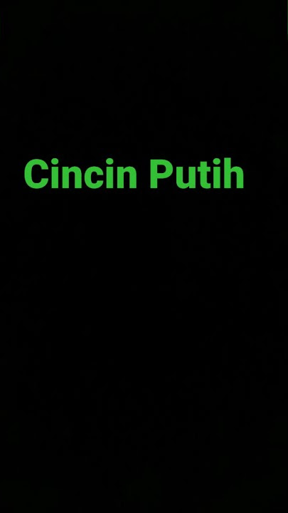 cincin putih
