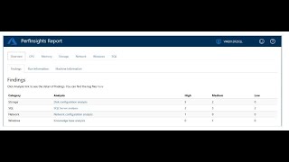 PerfInsights on Azure virtual machines