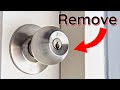 How To Remove Door Knob Easy Simple